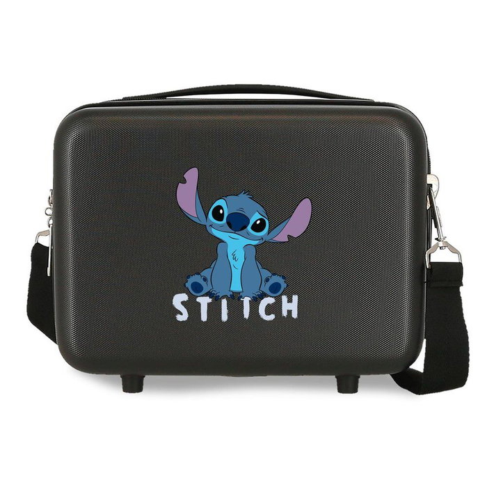 JOUMMA BAGS Nécessaire ABS Disney Stitch adaptable 29x21x15cm, deux compartiments, bandoulière, fixation valise JOUMMA BAGS Nécessaire ABS Disney Stitch adaptable 29x21x15cm, deux compartiments, bandoulière, fixation valise