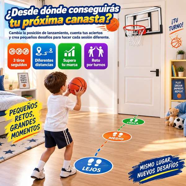 JugaToys Canasta avec ballon gonflable et gonfleur