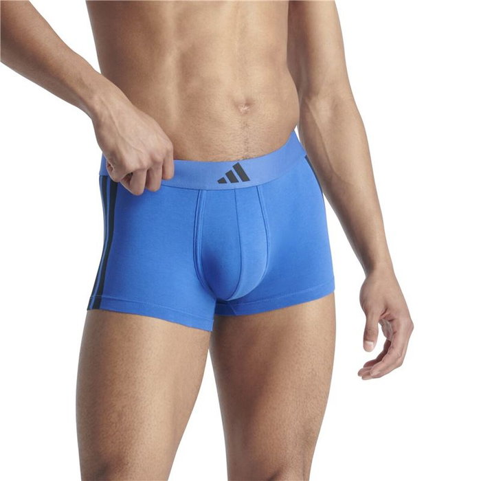 Boxer pour homme Adidas Low Rise 3 Stripes 2P Active Flex 2 Pièces S