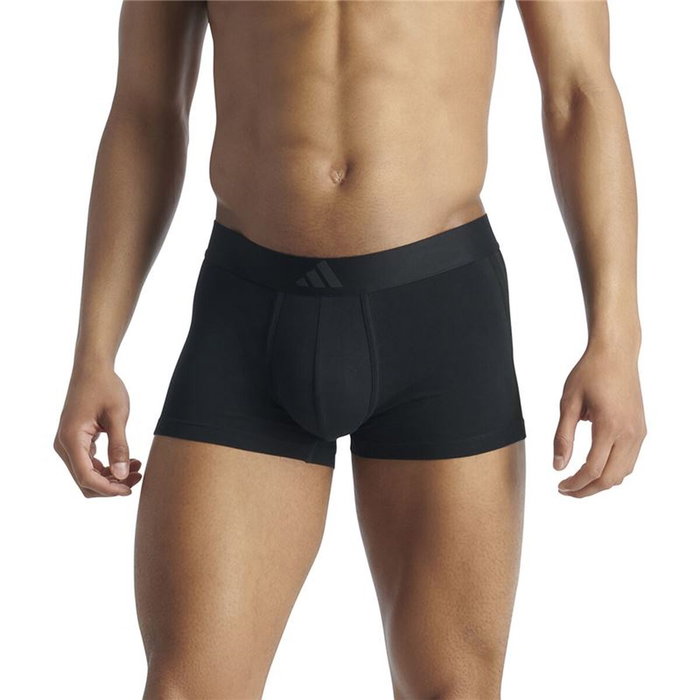 Boxer pour homme Adidas Low Rise 3 Stripes 2P Active Flex 2 Pièces S