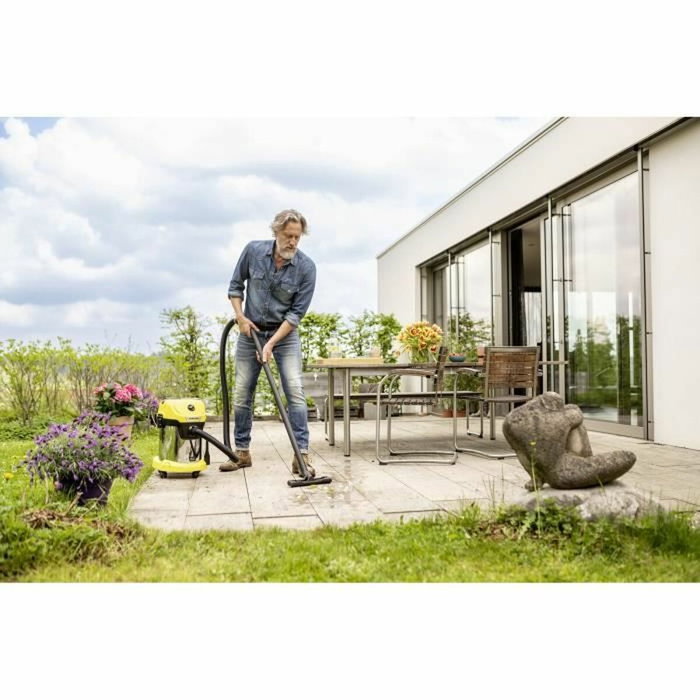 Kärcher WD 3-18 S V-17/20 Aspirateur eau et poussières sans fil 17 L, Jaune et gris Kärcher WD 3-18 S V-17/20 Aspirateur eau et poussières sans fil 17 L, Jaune et gris
