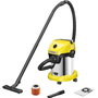 Karcher WD 3-18 S V-17/20 Aspirateur eau et poussières sans fil, Acier, 17 l