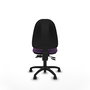 PIQUERAS Y CRESPO Chaise de bureau Algarra violette avec mécanisme asynchrone
