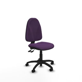 PIQUERAS Y CRESPO Chaise de bureau Algarra violette avec mécanisme asynchrone