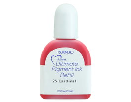 Tsukineko Versacolor Recharge d'encre rouge vif opaque 15ml