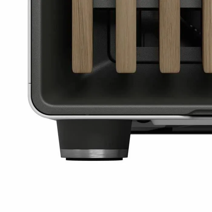 Fractal Design North XL Chalk White FD-C-NOR1X-03 - Boîtier PC E-ATX avec design bois et alliage, ventilateurs 140 mm PWM, hub, USB 3.1 Type-C