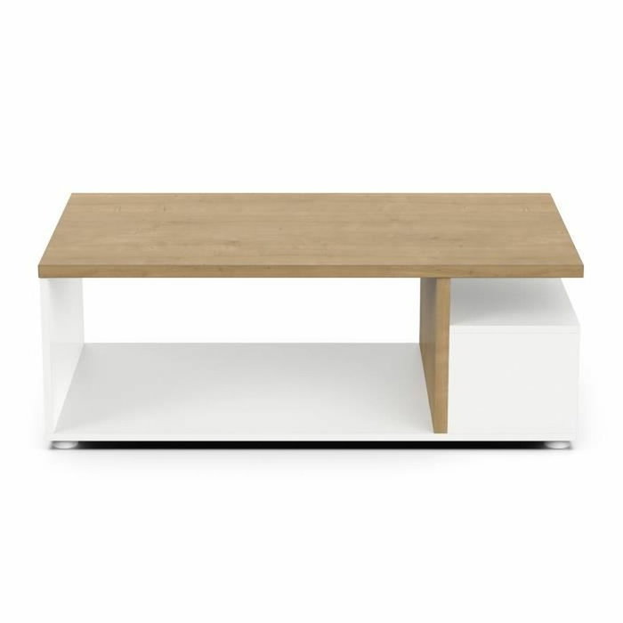 Demeyere Table basse ACCESS 3 Niches Chêne Hamilton et Blanc Demeyere Table basse ACCESS 3 Niches Chêne Hamilton et Blanc