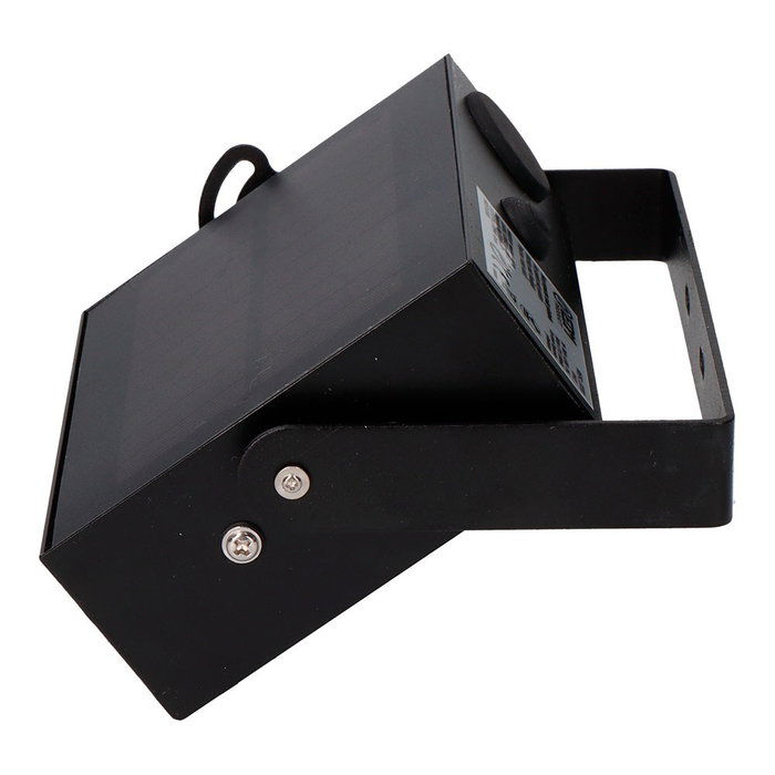 Edm Projecteur solaire auto-basculant 10W 1800 lm Noir