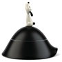 Alessi Lulà Mangeoire pour Chiens Noir en Acier Inoxydable