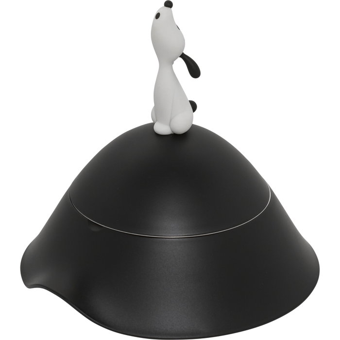 Alessi Lulà Mangeoire pour Chiens Noir en Acier Inoxydable Alessi Lulà Mangeoire pour Chiens Noir en Acier Inoxydable