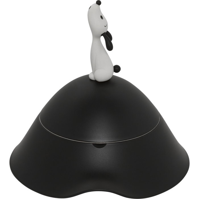 Alessi Lulà Mangeoire pour Chiens Noir en Acier Inoxydable Alessi Lulà Mangeoire pour Chiens Noir en Acier Inoxydable