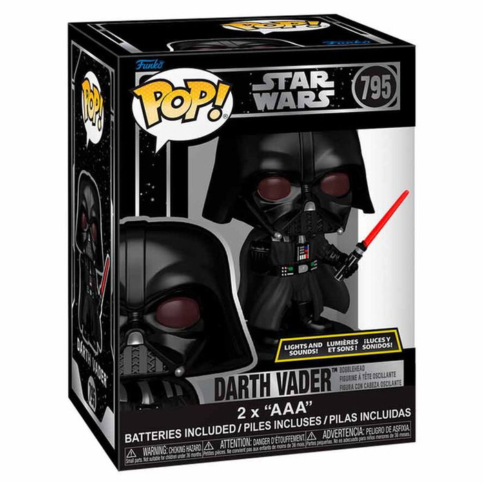 FUNKO Figure POP Vinyl Star Wars Darth Vader 12 cm avec Sabre Laser dans Boîte Cadeau FUNKO Figure POP Vinyl Star Wars Darth Vader 12 cm avec Sabre Laser dans Boîte Cadeau