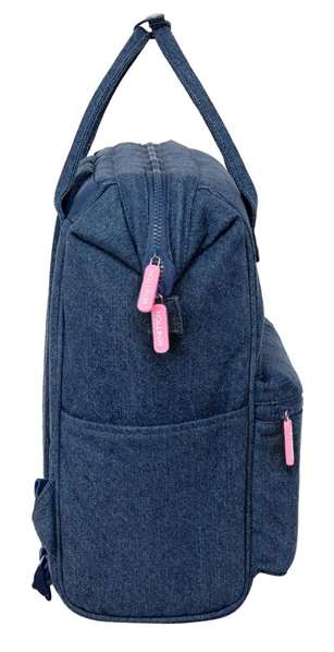 Benetton Sac à dos pour ordinateur portable 13 pouces Denim 27x40x19 cm