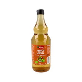 EL GRANERO Vinaigre de cidre de pomme bio non filtré 750ml (Lot de 6)