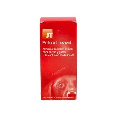 JTPHARMA VET Entero Laxavet 55 ml, complément alimentaire pour le transit intestinal des animaux JTPHARMA VET Entero Laxavet 55 ml, complément alimentaire pour le transit intestinal des animaux