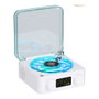 Basics Altavoz Bluetooth en forme de tourne-disque avec horloge et RGB