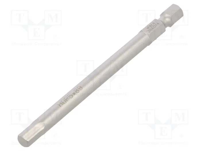 WERA Embout de tournevis Hex Plus HEX 5mm 1/4 inch WERA Embout de tournevis Hex Plus HEX 5mm 1/4 inch