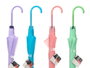 Argon Parapluie Enfant Couleurs unies Assortis Plastique Métal 7x72x4 cm (Set de 24)