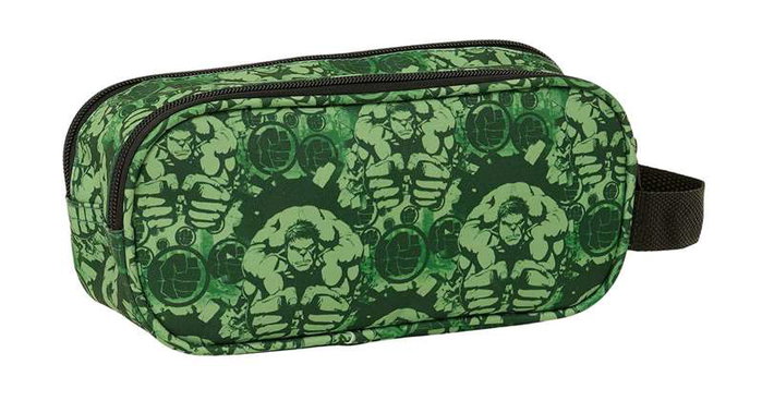 Safta Portatodo - Coffret double 3D Hulk, figurine de collection, 21 x 8 x 6 cm, jouet pour enfants à partir de 3 ans, produit en langue espagnole