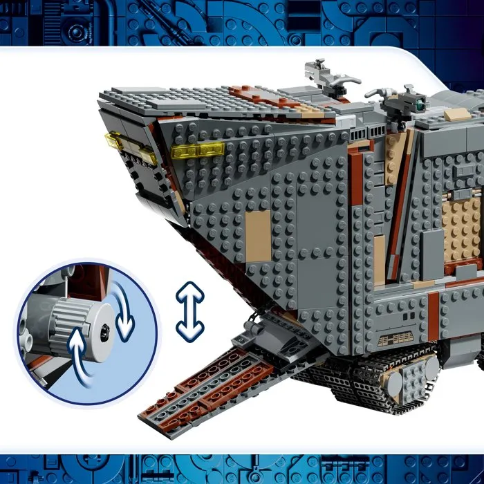 LEGO Star Wars 75453 Le Sandcrawler d'Offworld et le Mudhorn - Jeu pour Ado des 14 ans