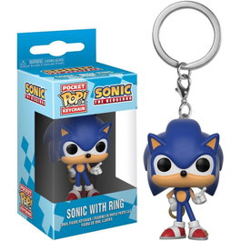 Funko Porte-clés Sonic The Hedgehog POP! Vinyl Sonic avec anneau