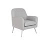 Fauteuil Home ESPRIT Gris Argenté 71 x 68 x 81 cm