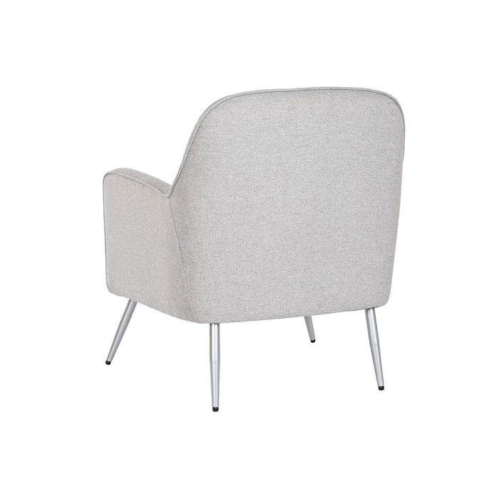 Fauteuil Home ESPRIT Gris Argenté 71 x 68 x 81 cm Fauteuil Home ESPRIT Gris Argenté 71 x 68 x 81 cm