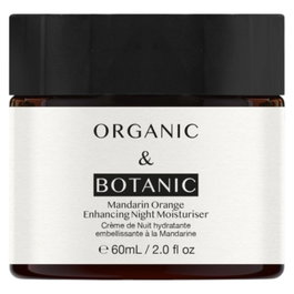 Organic & Botanic Crème de Nuit Hydratante à la Mandarine Bio, 60 ml