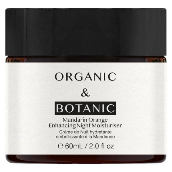Organic & Botanic Crème de Nuit Hydratante au Mandarin pour le Visage - 60 ml Organic & Botanic Crème de Nuit Hydratante au Mandarin pour le Visage - 60 ml