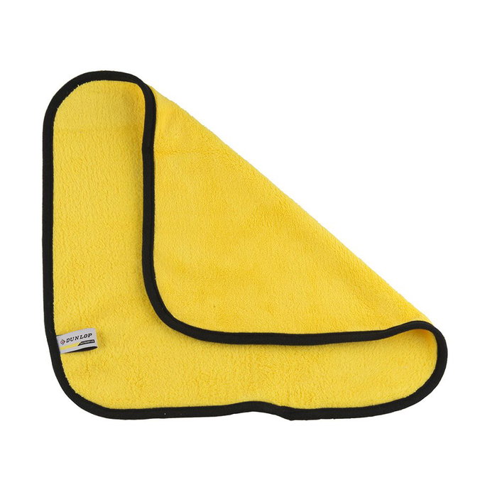 Dunlop Chiffon en microfibres Jaune 40 x 40 cm