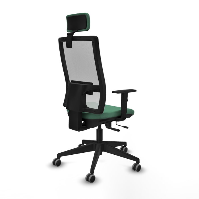 Piqueras y Crespo Chaise de Bureau Horna Vert Émeraude et Blanc Piqueras y Crespo Chaise de Bureau Horna Vert Émeraude et Blanc