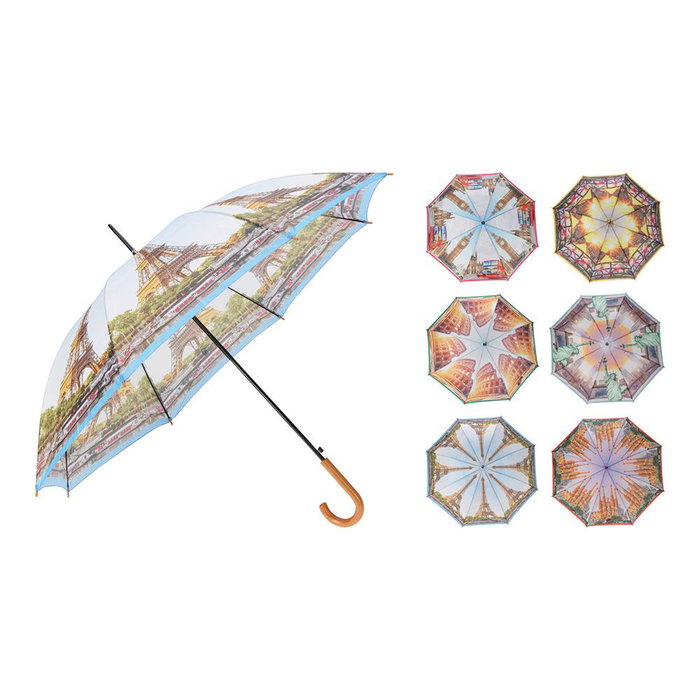 Parapluie Lifetime Polyester 170T Ø 58 cm Ville Parapluie Lifetime Polyester 170T Ø 58 cm Ville