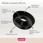 Zenker - Ensemble de 2 Moules à Pâtisserie (Kouglof 25 cm et Savarin 28 cm) en Acier Antiadhésif Noir pour Four Traditionnel Jusqu'à 230°C