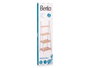 Berilo Étagère Escalier 4 Niveaux Bambou Blanc Naturel Pin 112x30x109 cm