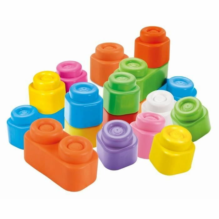 Clementoni Clemmy Baby - Sac de 40 cubes souples colorés