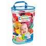 Clementoni Clemmy Baby - Jeu de construction avec 40 cubes souples et colorés à empiler - Pour enfants dès 9 mois - Lavable en machine