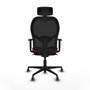 Piqueras y Crespo Chaise de Bureau 1D036G2 Bordeaux