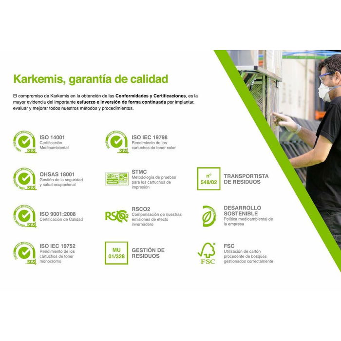 Toner original Karkemis MX-23GTCA Cyan