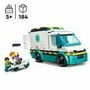 Lego City 60451 Ambulance de Secours, Jouet de Construction pour Enfants dès 5 Ans