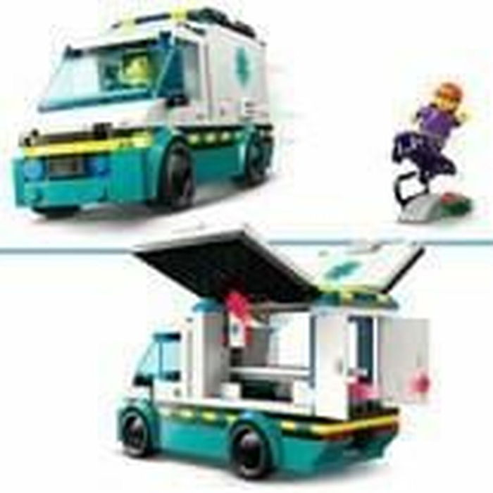 Lego City 60451 Ambulance de Secours, Jouet de Construction pour Enfants dès 5 Ans