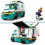 Lego City 60451 Ambulance de Secours, Jouet de Construction pour Enfants dès 5 Ans