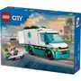 LEGO 60451 - L'ambulance de secours City - Jouet de construction pour enfant dès 5 ans avec 2 minifigurines et matériel médical