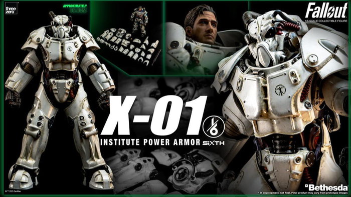 ThreeZero FigZero 1/6 X-01 Institute Power Armor Fallout ThreeZero FigZero 1/6 X-01 Institute Power Armor Fallout