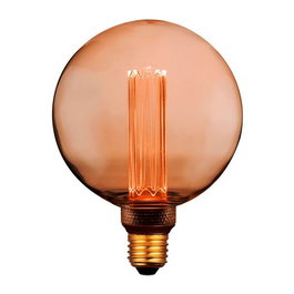 Fbright Ampoule LED G125 Décorative Globo E27 4W 200lm 1800K Blanc Chaud Vintage