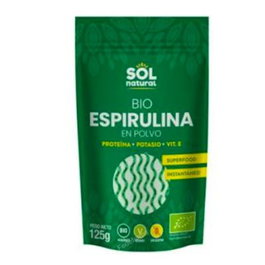 SOLNATURAL Espirulina biologique en poudre 125g