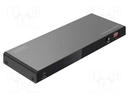 DIGITUS Multiprise HDMI 2.1 Noir Métal
