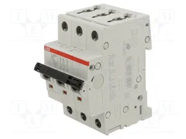 ABB S200M Disjoncteur 3 pôles 6A 400VAC 10kA