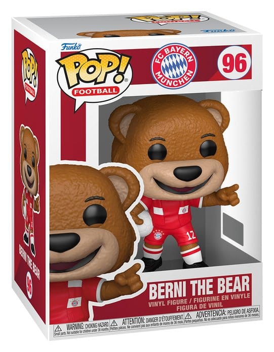 Funko POP! Football Berni der Bär FC Bayern Munich Funko POP! Football Berni der Bär FC Bayern Munich