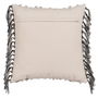Coussin Coton Noir Beige 45 x 45 cm
