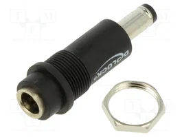 DELOCK Adaptateur DC 5,5/2,1 vers DC 5,5/2,5 noir